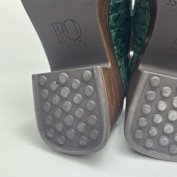 Pons Quintana Moccasin Woman Green Size 35 - Picture 11 of 12